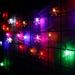 YOHOME Clearance Halloween Snowflake String Lights Battery Operated Waterproof Lights for Bedroom Patio Room Garden Party Home Christmas Decoration Indoor Outdoor Christmas Tree