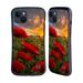 Head Case Designs Officially Licensed Celebrate Life Gallery Florals Red Flower Field Hybrid Case Compatible with Apple iPhone 15 Plus