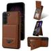 Case for Samsung Galaxy Note 20 Ultra Decase Fashionable High-quality PU Leather Wallet Cover for Women Men Magnetic Buckle Back Flip Holder Stand Protective Case for Galaxy Note 20 Ultra- brown