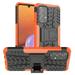 Dteck for Samsung Galaxy A23 5G Case Dual Layer Shock-Absorption Cover Protective Cell Phone with Kickstand Combo PC+TPU Back Cases for Samsung Galaxy A23 5G/4G Orange