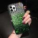 Compatible with iPhone 14 Pro Max Bling Case Cute Glitter Diamond for Women Girls Rhinestone Sparkle Shiny Crystal Bumper Luxury Protective Cover 3D Handmade Case for iPhone 14 Pro Max Green