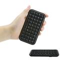 PloutoRich Wireless Bluetooth Keyboard Ultra Slim Silent Mini Wireless Keyboard Rechargeable Portable Pocket Keyboard Handheld 49 Keys Cordless Keyboard for iPhone iPad Android Laptop Windows Mac