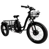 Fat tire electric trike tricycle | 3 three wheel electric bike | big tyre motorized scooter
