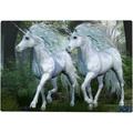 300 PCS Jigsaw Puzzles Artwork Gift for Adults Teens 10.6 x 15.5 Beautiful White Unicorns Wooden Puzzle Games