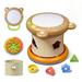 3 in 1 baby drum light up baby toy with sound musical toy for toddlers 1-3 years old baby musical toy for girls and boys