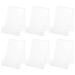 6pcs Acrylic Book Display Stand Clear Easel Books Pictures Display Rack Notebooks Holder