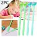 AZZAKVG Gel Pen 2Pc Simulation Cactus Gel Pen Cute Cartoon Learning Stationery Water Based Pen Black Needle Tube Office Pen 10Ml