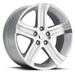 Ram 1500 Wheels 22X9 5X5.5 +20 HB 77.8 2013 Dodge Ram Rt Silver Machine Face With Cap FR Series 69 Factory Reproductions