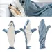 1pc Shark Blanket Adult Boys Girls Shark Blanket Wearable Shark Blanket Shark Sleeping Bag Christmas Gift