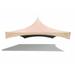 Outdoor Wedding Canopy High Peak Frame Party Tent Top Only Beige 20 x 20