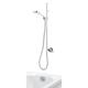 Aqualisa Q exposed digital shower standard with bath filler