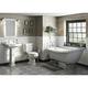 Orchard Winchester bathroom suite with roll top bath and taps