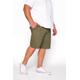 Size 60 Mens Badrhino Big & Tall Khaki Green Stretch Chino Shorts Big & Tall