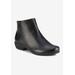 Wide Width Women's Ezra Bootie by Ros Hommerson in Black Leather (Size 7 1/2 W)