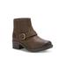 Women's Peyton Bootie by Eastland in Bomber Brown (Size 9 1/2 M)