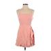 Cotton Candy LA Casual Dress - Mini: Pink Dresses - New - Women's Size Small