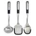 BergHOFF Leo Graphite 3Pc Utensil Set w/ Silicone Head, Recycled Material Stainless Steel/Silicone in Gray | Wayfair 3950498