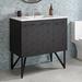 Swiss Madison Annecy 36" W x 18" D x 35.4" H Single Bathroom Vanity Ceramic/Metal in Black | 35.4 H x 35.83 W x 18.31 D in | Wayfair SM-BV261B