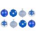 The Holiday Aisle® Christmas Ball Ornament in Blue/Gray | 7 H x 13 W x 24.5 D in | Wayfair 3CC2530E2D6742F8B4A30207E6A3D49F