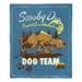 Northwest Scooby Doo Dog Team Throw Polyester in Blue | 60 H x 50 W in | Wayfair 1SCB236000002OOF