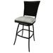 Wildon Home® Antanea 30" Patio Bar Stool w/ Cushion in Gray | 48 H x 20 W x 21 D in | Wayfair 80979211AE4E4237B87B11DB798B1365