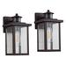 17 Stories Rasheem Steel Wall Light Glass/Metal/Steel in Brown/Gray | 11.75 H x 6 W x 6.75 D in | Wayfair 7A93701E4EF54C1FAD53408233E719D6