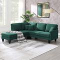 Multi Color Sectional - Latitude Run® Kezlin 3-Piece Upholstered Chaise Sectional | 35 H x 90 W in | Wayfair 3BB5BE6453AC449D8A5D3458ABBCD62A