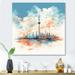 Ebern Designs Teal Shanghai City Skyline - Unframed Print on Metal in Blue | 16 H x 16 W x 1 D in | Wayfair F1B40D22C39A4DFA81B15C34B5722EC6