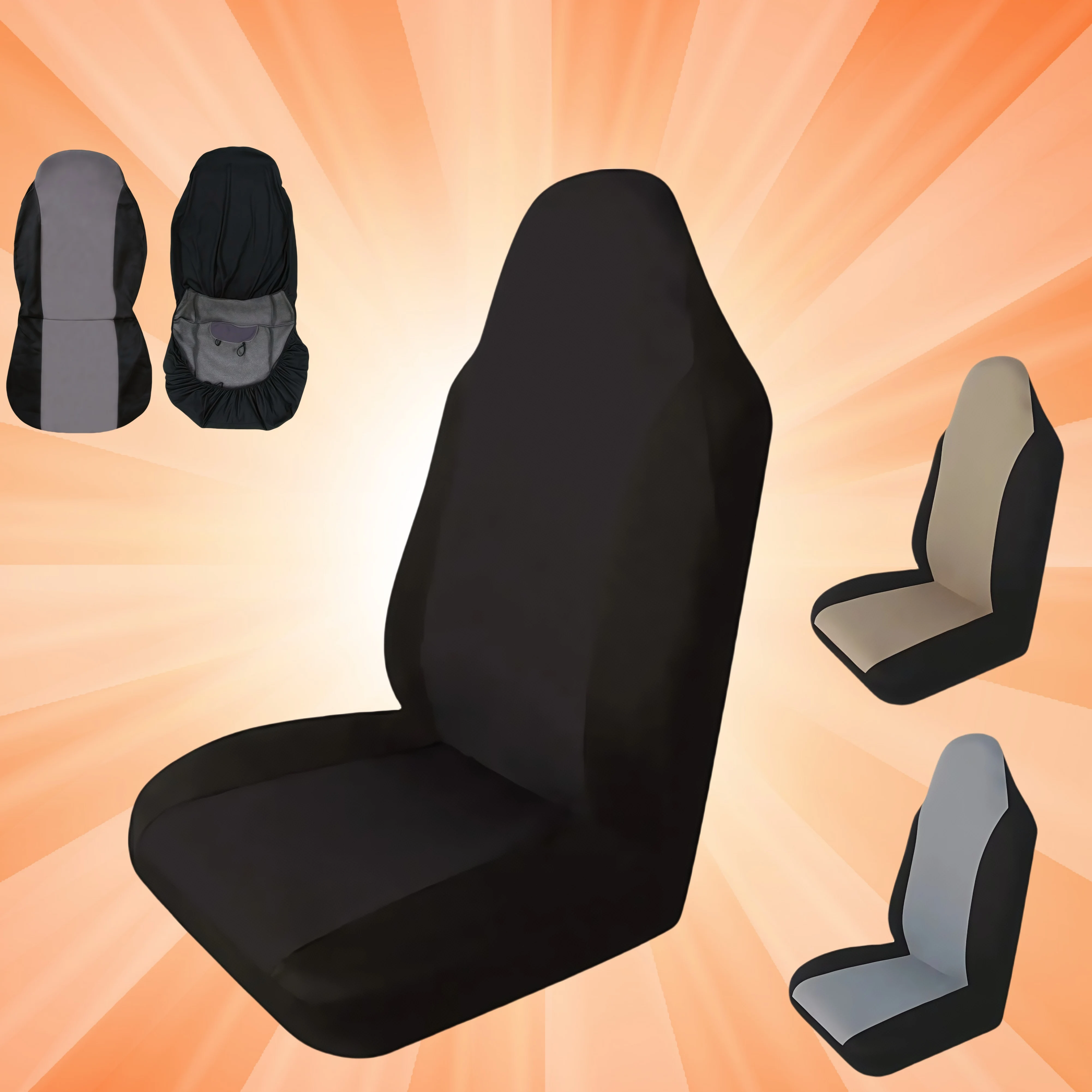 1/2 pièces housse de siège de voiture universelle Durable automobile Double maille couvre coussin protecteur de siège de voiture adapté à la plupart des voitures accessoires automobiles