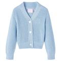 vidaXL Kids' Cardigan Knitted Blue 116