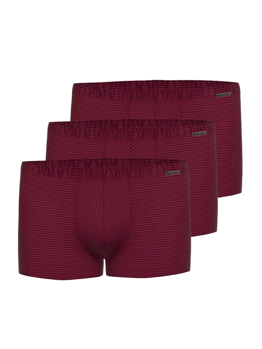 Ammann Retro-Short 3er Pack Cotton & More Herren rot, XXL Image