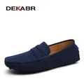 DEKABR taglia 49 uomo scarpe Casual moda uomo scarpe vera pelle uomo mocassini mocassini Slip On