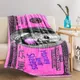 Pink Dollar Money Cute Throw Blanket for Bed Fluffy Soft Blankets Sofa Summer Bedroom Decoration