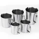 1Pcs measuring cup 500ml 1000ml 304 stainless steel Thickened measuring cup 1500ml 2000ml Kitchen