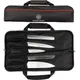 Portable Chef Knife Roll Bag 5 Slot Kitchen Santoku Utility Knife Storage Carry Case Professional