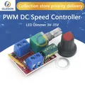 Hot Sale Mini 5A PWM Max 90W DC Motor Speed Controller Module 3V-35V Speed Control Switch LED Dimmer