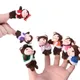 7Pcs Cartoon Animal Monkey Dolls Finger Puppets Set Mini Plush Baby Boys Girls Story Telling Hand