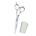 6" Serrated Laser Wire Hair Scissors Japan Hair Cutting Shears with Small Teeth Hairdressing