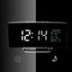 LED Digital Alarm Clock With Time Date Temperature Humidity Display 12/24h Multi-function Electronic