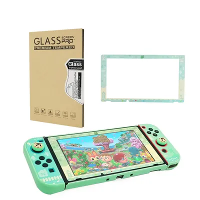 Premium 9H für Animal Crossing für Nintendo Switch Controller, gehärtete Glasfolie, Image
