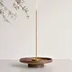 Multi-aperture Solid Wood Incense Inserted Pure Copper Incense Set DIY Household Indoor Line Incense