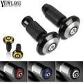 Motorcycle grips ends Handle Bar Cap End Plugs Handlebar Grips For Kawasaki Z300 Z650 Z750 Z800 Z900