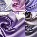 150x 100cm Satin dicken kleine reine farbe tuch stoff garn vorhang diy satin lila hohe dichte