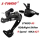 LTWOO A5 1X9 9 Geschwindigkeit Schaltwerke Trigger Groupset 9 s 9v Shifter Hebel Schaltwerk 2 Kits