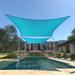 ColourTreeUSA Custom Size Turquoise Rectangle Sun Shade Sail Canopy UV Block