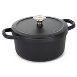 BergHOFF Graphite Enamel Cast Iron Covered Stockpot 10.25", 6qt.