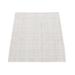 Shahbanu Rugs Ivory, Modern Design, Wool, Hand Loomed, Plain, Sample Mat Oriental Rug (2'10"x3'2") - 2'10" x 3'2"