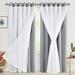 Hiasan Silver Grey Blackout Curtains with Sheer 84 Inches Long Thermal Insulated Double Layer Room Darkening Curtains for Bedroom Living Room 2 Window Drape Panels with Tiebacks 70W X 84L