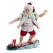 Kurt Adler 11.5-Inch FabrichÃ© Surfer Santa