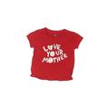 Old Navy Short Sleeve T-Shirt: Red Tops - Size 12-18 Month